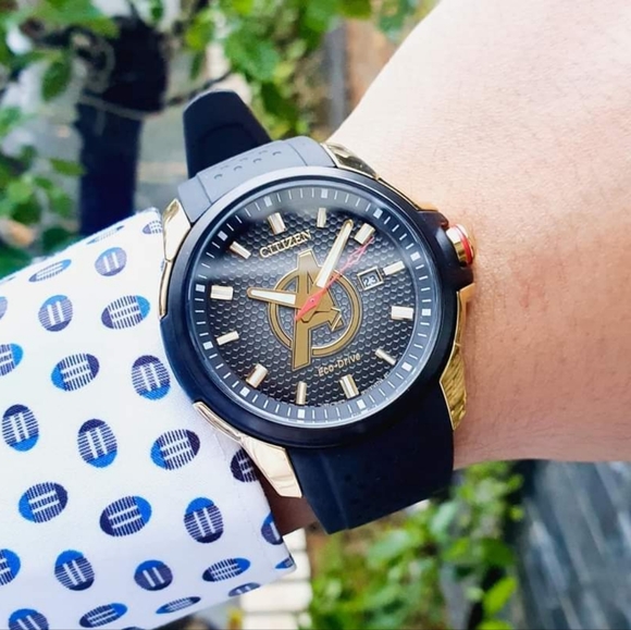 ***NEW*** Citizen Eco-Drive Marvel Avengers Black Dial Men's Watch - Picture 12 of 12